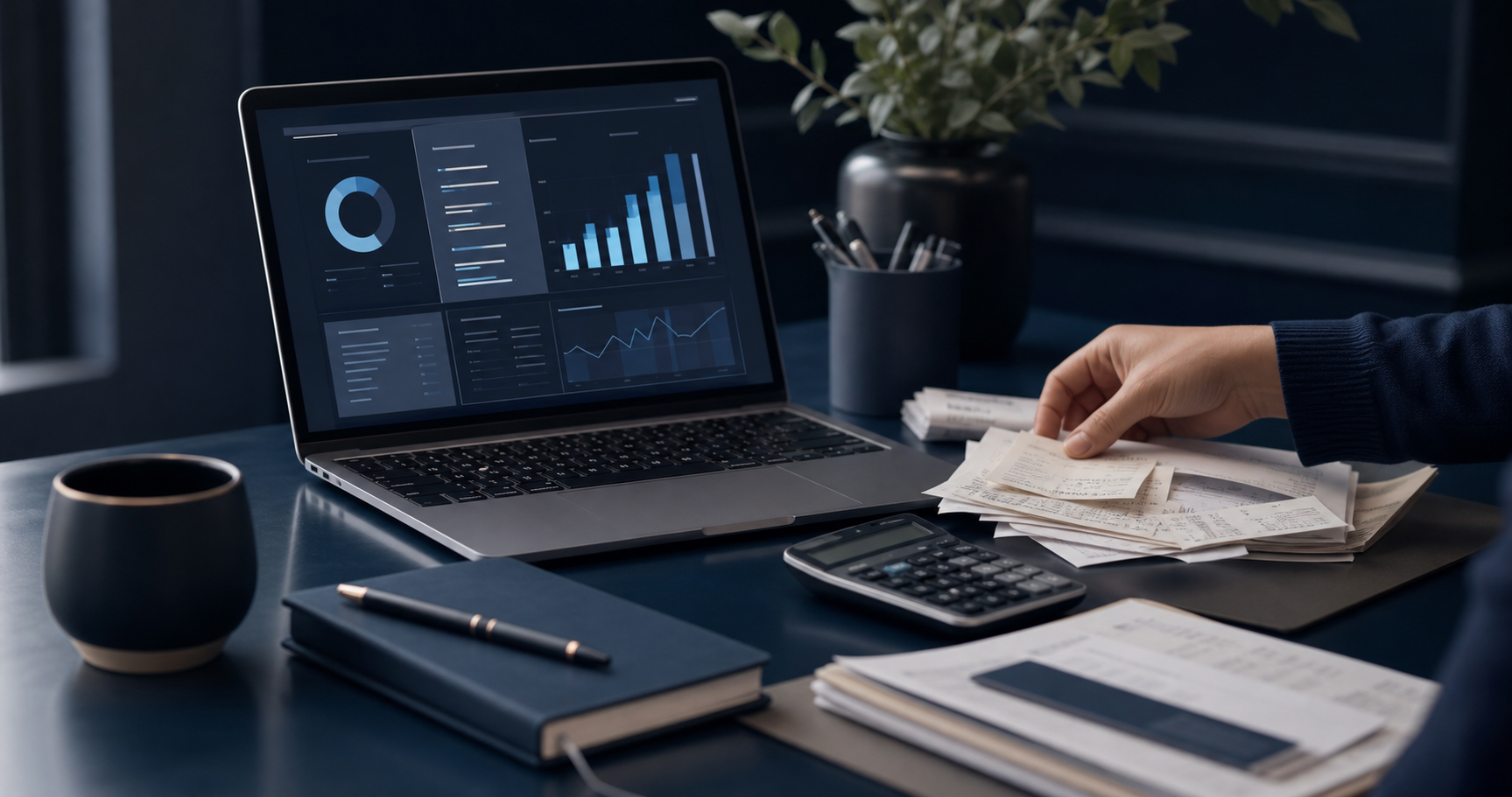 Bookkeeping services in Montreal with organized financial records